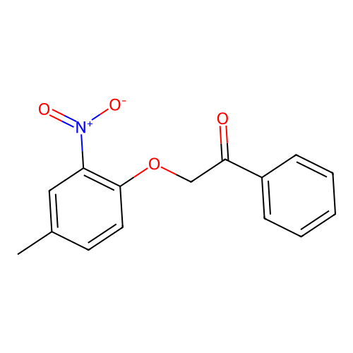 Ethanone, 2-(4-methyl-2-nitrophenoxy)-1-phenyl- structure