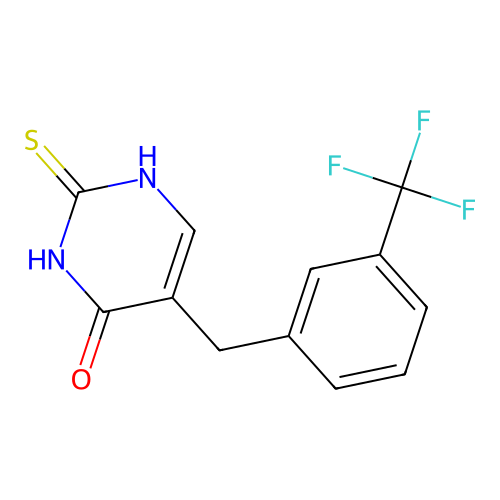 5-(3-Trifluoromethylbenzyl)-2-thiouracil structure