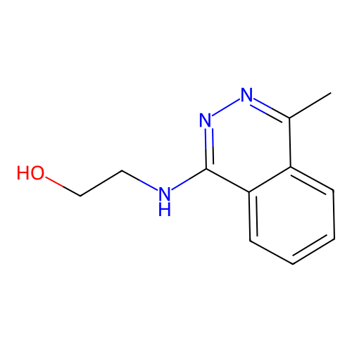 2-[(4-Methyl-1-phthalazinyl)amino]ethanol structure