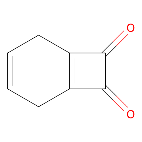 Bicyclo[4.2.0]octa-1(6),3-diene-7,8-dione structure