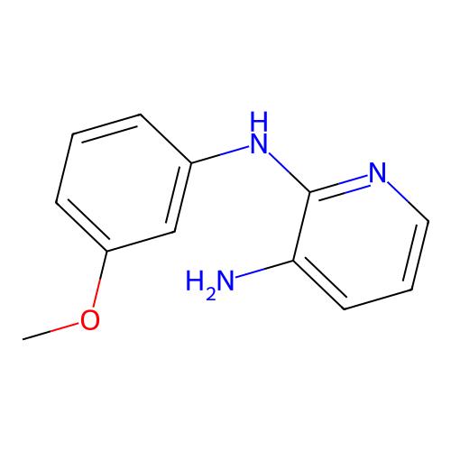 (3-Amino(2-pyridyl))(3-methoxyphenyl)amine structure