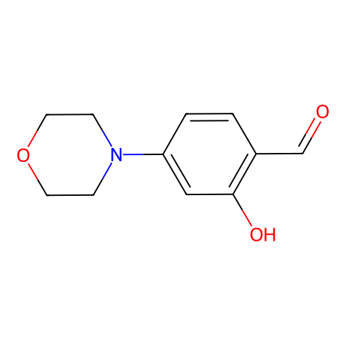 2-Hydroxy-4-morpholin-4-yl-benzaldehyde structure
