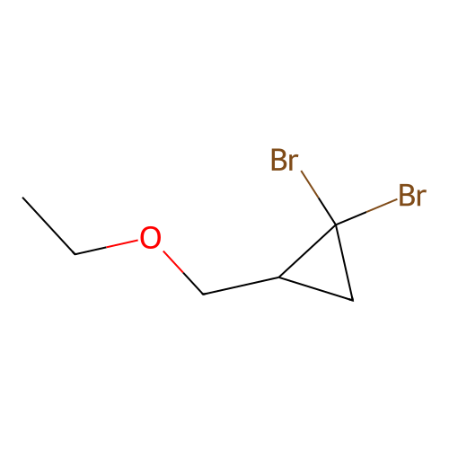 1,1-Dibromo-2-(ethoxymethyl)cyclopropane structure