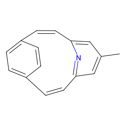 16-Azatricyclo[9.2.2.14,8]hexadeca-2,4,6,8(16),9,11,13,14-octaene,6-methyl- structure
