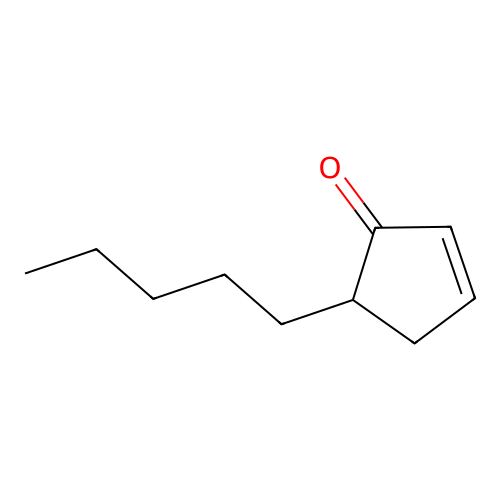 5-Pentyl-2-cyclopenten-1-one structure