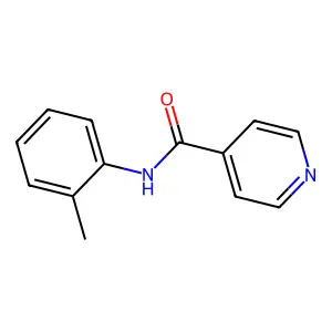 N-(2-methylphenyl)pyridine-4-carboxamide structure