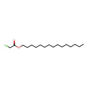 Acetic acid, chloro-, pentadecyl ester structure