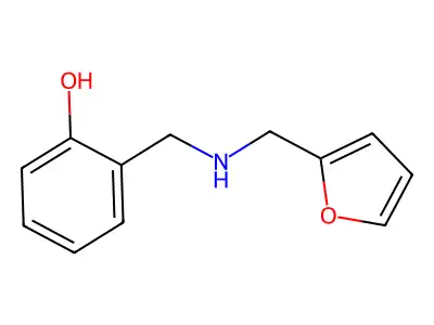 2-{[(Furan-2-ylmethyl)-amino]-methyl}-phenol structure