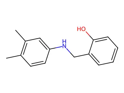 2-{[(3,4-Dimethylphenyl)amino]methyl}phenol structure
