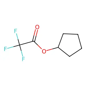 Cyclopentyl trifluoroacetate structure