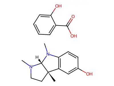 Eseroline salicylate structure