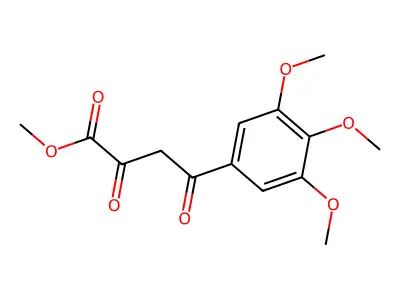 Methyl 2,4-dioxo-4-(3,4,5-trimethoxyphenyl)butanoate structure