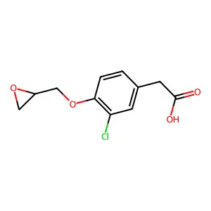 阿氯芬酸环氧化物 structure