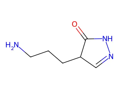 4-(3-Aminopropyl)-2,4-dihydro-3H-pyrazol-3-one structure