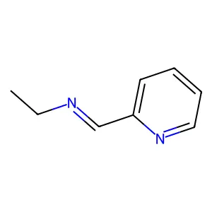 N-(2-吡啶基亚甲基)乙胺 structure