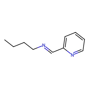 1-Butanamine, N-(2-pyridinylmethylene)- structure