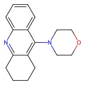 Acridine, 1,2,3,4-tetrahydro-9-morpholino- structure