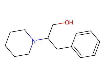 3-Phenyl-2-(piperidin-1-yl)propan-1-ol structure