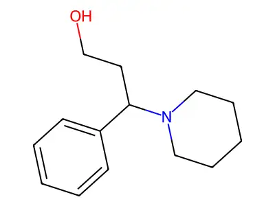 1-Piperidinepropanol, gamma-phenyl- structure