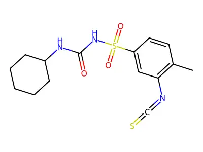 Metahexamide-isothiocyanate structure