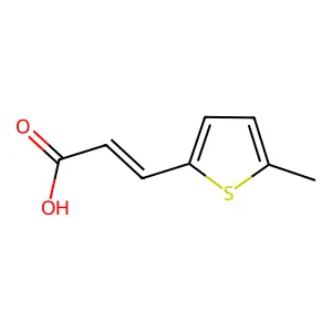 3-(5-methylthiophen-2-yl)prop-2-enoic Acid structure