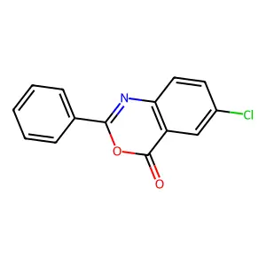 6-Chloro-2-phenyl-4H-3,1-benzoxazin-4-one structure