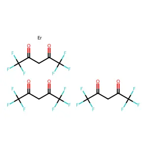 Erbium;1,1,1,5,5,5-hexafluoropentane-2,4-dione structure