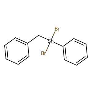 Benzyl-dibromo-phenyl-stannane structure