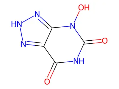 3-Hydroxy-8-azaxanthine structure