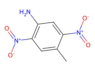 Benzenamine, 4-methyl-2,5-dinitro- structure