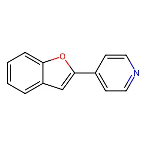 4-(2-Benzofuranyl)pyridine structure