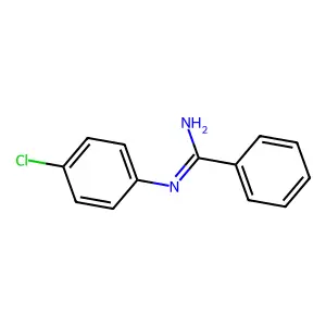 Benzenecarboximidamide, N-(4-chlorophenyl)- structure