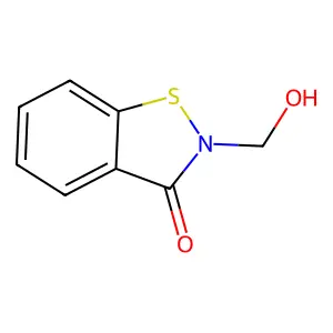 N-(Hydroxymethyl)-1,2-benzisothiazolin-3-one structure