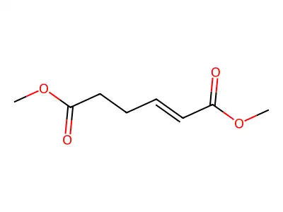 Hex-2-enedioic acid dimethyl ester structure