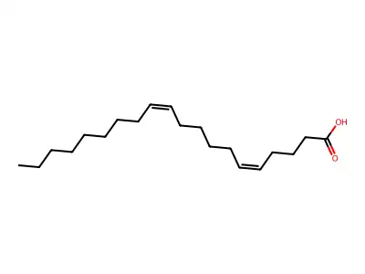5,11-Eicosadienoic acid structure