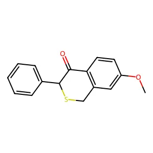 7-Methoxy-3-phenyl-1H-isothiochromen-4(3H)-one structure