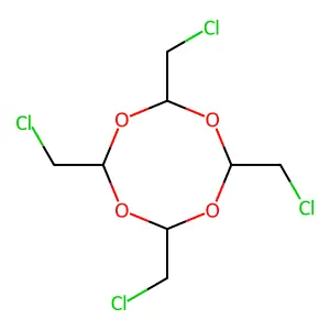 2,4,6,8-Tetrakis(chloromethyl)-1,3,5,7-tetroxocane structure
