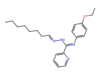N-(4-Ethoxyphenyl)-N'-octylidenepyridine-2-carbohydrazonamide structure