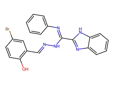 CAS 7038-57-5 - C21H16BrN5O structure