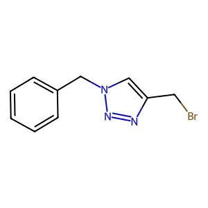 1-benzyl-4-(bromomethyl)-1H-1,2,3-triazole structure