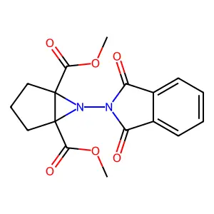 Dimethyl 6-(1,3-dioxoisoindol-2-yl)-6-azabicyclo[3.1.0]hexane-1,5-dicarboxylate structure