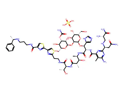 硫酸培普利欧霉素 structure