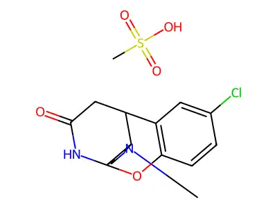 Lortalamine mesylate structure