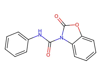 3-(Phenylcarbamoyl)-2(3H)-benzoxazolone structure