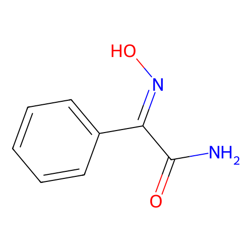 (2E)-2-(Hydroxyimino)-2-phenylacetamide structure
