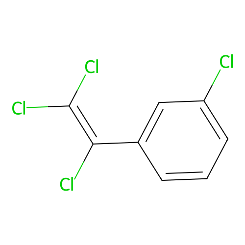 Benzene, 1-chloro-3-(trichloroethenyl)- structure