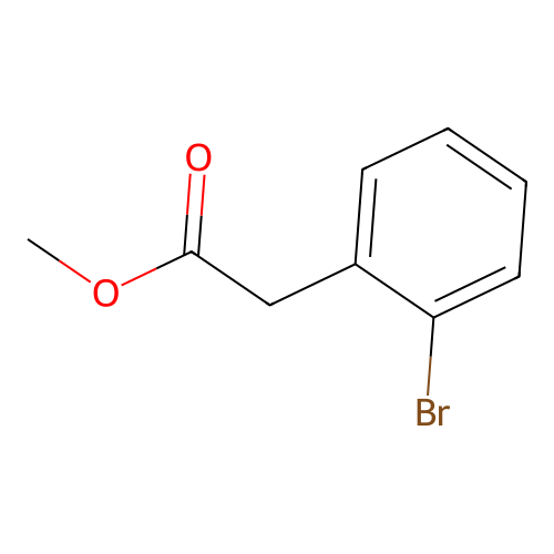 Methyl 2-(2-bromophenyl)acetate structure