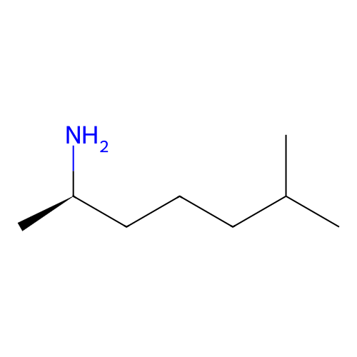 (R)-1,5-Dimethylhexylamine structure