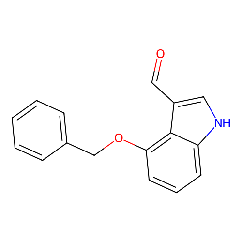 4-(benzyloxy)-1H-indole-3-carbaldehyde structure