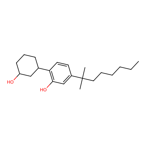 2-(3-Hydroxycyclohexyl)-5-(2-methyloctan-2-YL)phenol structure